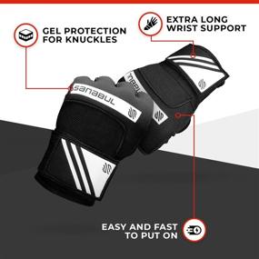 img 1 attached to 🥊 Sanabul Gel Quick Hand Wraps for Boxing, Kickboxing, MMA, and Muay Thai