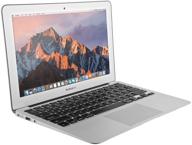 renewed apple macbook air 13.3-inch mjve2ll/a - 2.2ghz core i7, 8gb ram, 256gb ssd - silver logo