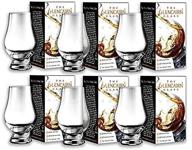 🥃 glencairn crystal whiskey glass set - 6-pack, clear & elegant design logo