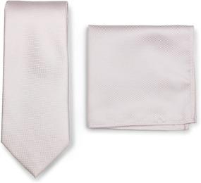 img 4 attached to Bows N Ties Necktie Pocket Square Microtexture Men's Accessories in Ties, Cummerbunds & Pocket Squares