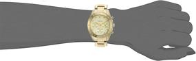img 3 attached to CaravelleSport Chronograph Ladies Stainless Gold Tone