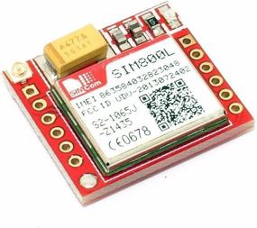 img 3 attached to 📶 HiLetgo SIM800L GPRS GSM Quad-Band Breakout Module with SIM Card Slot, Antenna, and Input Voltage Range of 3.7~4.2V