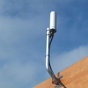 img 1 attached to SureCall Adjustable 20-Inch J-Bar Outdoor 📡 Antenna Mounting Pole with External J-Pipe Mount