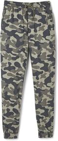 img 1 attached to 👖 Stylish French Toast Fleece Jogger Pants in Green for Boys - Comfy and Trendy!