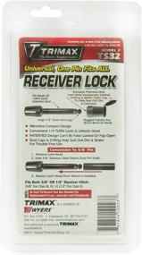 img 1 attached to 🔒 Universal Receiver Lock - Trimax TS32 - 1/2" and 5/8" with Stainless Steel Sleeve