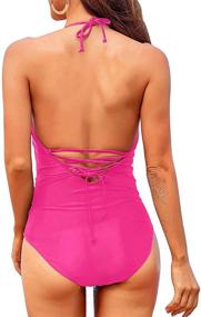 img 1 attached to 👙 Holipick Control Swimsuits: Enhance Your Beach Style with Women's Clothing and Swimsuits & Cover Ups