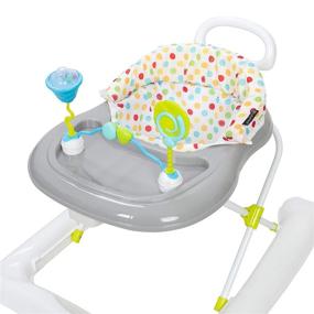 img 2 attached to 👶 Baby Trend Trend 3.0 Activity Walker Yellow Sprinkles, Silver/Multi: Enhance Your Baby's Development with Style!