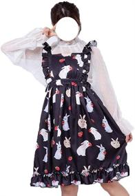 img 4 attached to 🐰 Adorable Bunny Printed A-Line Midi Dress for Girls - Packitcute Summer Collection