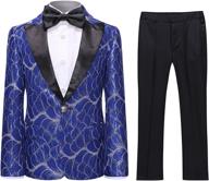 swotgdoby paisley tuxedo trousers for boys' wedding attire - suits & sport coats logo