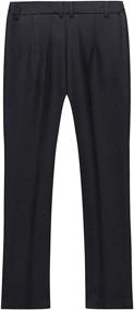 img 1 attached to SWOTGdoby Paisley Tuxedo Trousers for Boys' Wedding Attire - Suits & Sport Coats