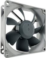 🌀 noctua nf-r8 redux-1200, вентилятор размером 80 мм, серый, бесшумный, 3 контактный, 1200 об/мин логотип