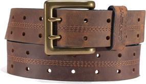 img 4 attached to 🔗 Carhartt Women's Leather Black Large Belt: Superior Women's Accessory for Durability and Style
