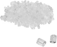 задники для сережек eco-fused - 500 шт. (2,5 мм x 3 мм) - прозрачные пластиковые остановки - замена для сережек на крючке и серег своими руками логотип