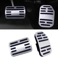 🚗 jaronx no drill pedal covers for ford f150 2019-2020 / raptor 2019-2020: anti-slip aluminum alloy pedals logo