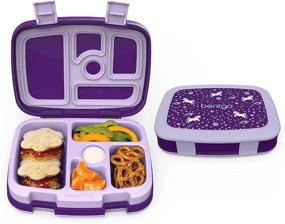 img 4 attached to Bentgo Kids Prints Unicorn 5 Compartment: Whimsical Lunch Solution for Children