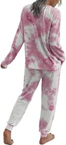 img 1 attached to 👚 AMABMB Sweatsuit Sleepwear Nightwear: Luxurious Comfort for Women by Huilanbai 19L4