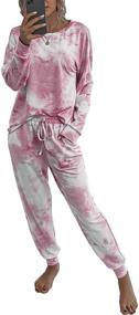 img 3 attached to 👚 AMABMB Sweatsuit Sleepwear Nightwear: Luxurious Comfort for Women by Huilanbai 19L4