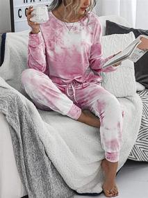 img 2 attached to 👚 AMABMB Sweatsuit Sleepwear Nightwear: Luxurious Comfort for Women by Huilanbai 19L4