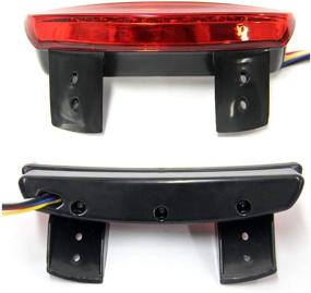 img 2 attached to Enhance Your Harley Sportster XL Motorcycle with the Rich Choices Chopped Rear Fender Edge LED Brake Tail Light