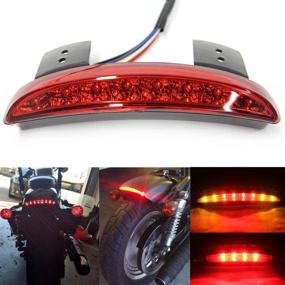 img 4 attached to Enhance Your Harley Sportster XL Motorcycle with the Rich Choices Chopped Rear Fender Edge LED Brake Tail Light