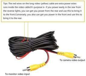 img 1 attached to Video Cable Wire Backup Camera