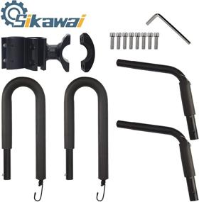 img 3 attached to 🏄 Sikawai Surfboard Bike Rack: Adjustable Surf Bicycle Mount Holder for Shortboard, Wakeboard, and Boogie Board