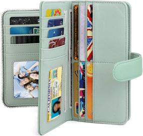 img 3 attached to 👛 UTOLeather RFID Blocking Smartphone Wallets for Women with Ample Storage