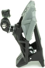 img 3 attached to Dango Design Gripper Mount - Action Camera Universal Clamp Mount for Motorcycle, Powersports Helmets & More - Stealth Black