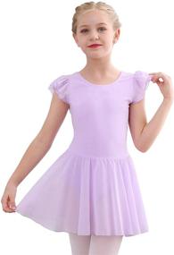 img 4 attached to Stelle Ballet Leotard Gymnastics Toddler Girls' Clothing for Active