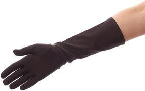 img 1 attached to 🧤 Belle Matte Satin Gloves: Women's Special Occasion Accessories