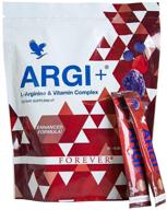 💪 оптимизированный forever argi+ &amp; витаминный комплекс (30 пакетиков) усиленный l-аргинином логотип