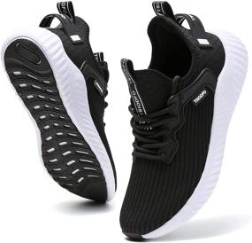 img 4 attached to Athletic Walking Sneakers Workout Running Women's Shoes for Athletic