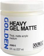 golden acryl med heavy matte logo