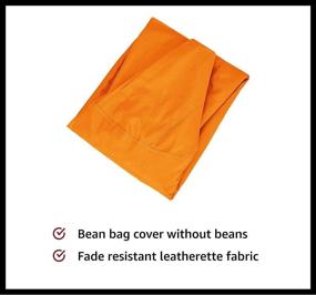 img 2 attached to 🪑 Organizing Leatherette Material Kids' Bean Bag for Home Store in Kids' Furniture