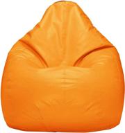 🪑 organizing leatherette material kids' bean bag for home store in kids' furniture logo