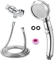 🚿 premium handheld shower head set with 59inch stainless steel hose, adjustable holder, and 360 degree rotation for high pressure & convenience - includes on/off switch and 3 spray modes for ultimate rv bathroom shower experience logo