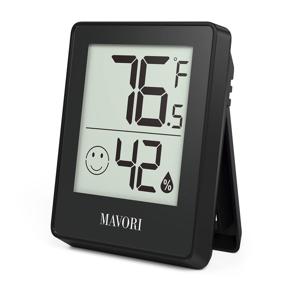 img 4 attached to 🌡️ MAVORI Indoor Thermometer Digital Hygrometer: Accurate Temperature & Humidity Monitor for Home, Greenhouse, Office, Plant & Basement