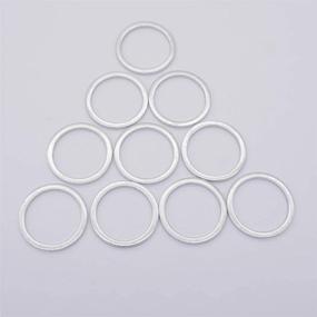 img 1 attached to 🔧 10 Pack of M16 Oil Drain Plug Gaskets Crush Washers Seals Rings for BMW Motorcycle, Compatible Replacement Part # 07 11 9 963 252