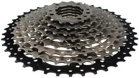 img 2 attached to 🚵 CYSKY 10 Speed Cassette 11-42 for Mountain Bike, Road Bicycle - Lightweight & Compatible with SRAM, Shimano, Sunrace Freehub Body