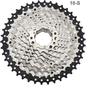 img 3 attached to 🚵 CYSKY 10 Speed Cassette 11-42 for Mountain Bike, Road Bicycle - Lightweight & Compatible with SRAM, Shimano, Sunrace Freehub Body