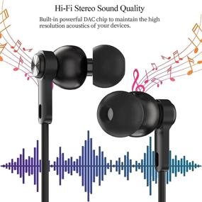 img 2 attached to 🎧 HiFi USB C Earbuds: Noise Cancelling Type C Headphones for Samsung S20/S20+, Note 10/Note 20, Huawei P20 Pro, Google Pixel 4/3/2 XL, OnePlus 7T Pro/8 Pro