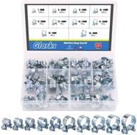 🔩 glarks 84pcs 10 size mini fuel injection hose clamp kit: ideal for diesel and petrol pipes logo