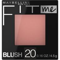 maybelline fit me blush mauve: a 💄 stunning touch of color - 0.16 oz (041554503098-1a) logo