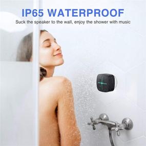 img 3 attached to 🚿 Душевая колонка Onforu: водонепроницаемая колонка с Bluetooth и присоской для максимальной портативности и стереозвука