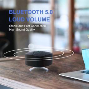 img 1 attached to 🚿 Душевая колонка Onforu: водонепроницаемая колонка с Bluetooth и присоской для максимальной портативности и стереозвука