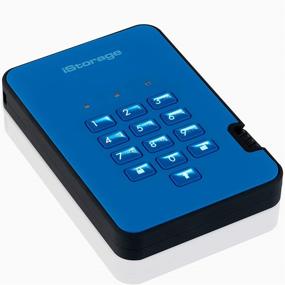 img 3 attached to 💾 iStorage diskAshur2 SSD 128GB Blue - Password Protected Secure Portable Solid State Drive - Dust and Water Resistant, Portable, Military Grade Hardware Encryption - USB 3.1 IS-DA2-256-SSD-128-BE