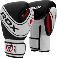 🥊 rdx kids boxing gloves: 6oz 4oz junior training mitts for muay thai sparring mma kickboxing fighting and youth games fun логотип