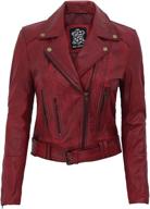 blingsoul lambskin leather jacket 1300194 women's clothing and coats, jackets & vests logo