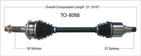 img 1 attached to SurTrack TO-8088 CV Axle Shaft: Premium Quality and Performance Guaranteed