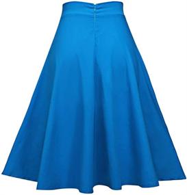 img 3 attached to 👗 ZEZCLO Vintage Pleated Poodle Skirt with Zipper - Women's Clothing